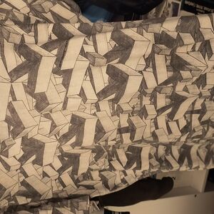 Off-White Geometric Print Tee - Black and White